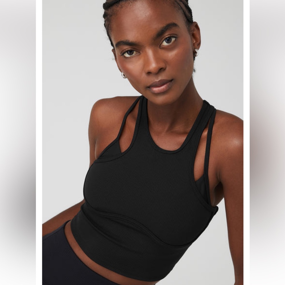 ALO | Ribbed Airlift Enchanted Bra Tank